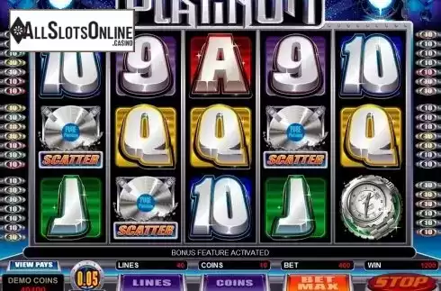 Screen6. Pure Platinum from Microgaming