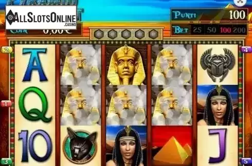 Reel screen. Pyramid Quest (Magic Dreams) from Magic Dreams