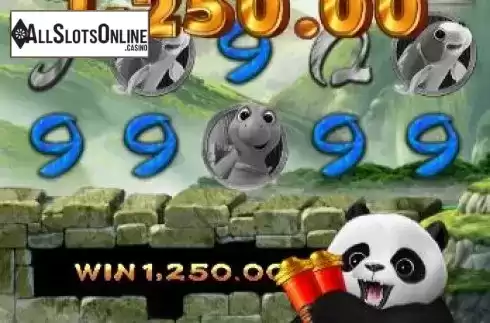 Win Screen. Panda Pursuit from Radi8
