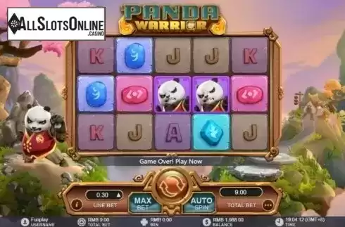 Reel Screen. Panda Warrior (GamePlay) from GamePlay