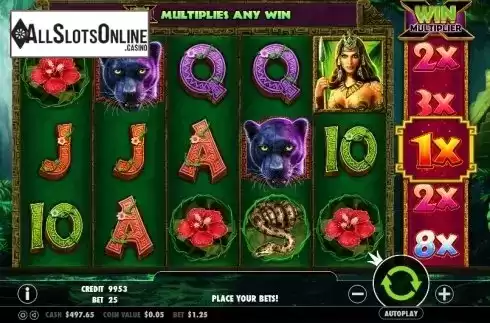 Screen 2. Panther Queen from Pragmatic Play