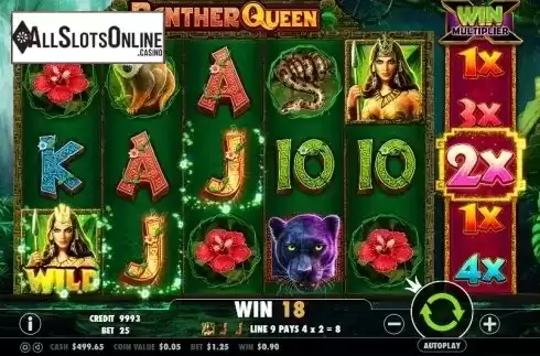 Screen 4. Panther Queen from Pragmatic Play
