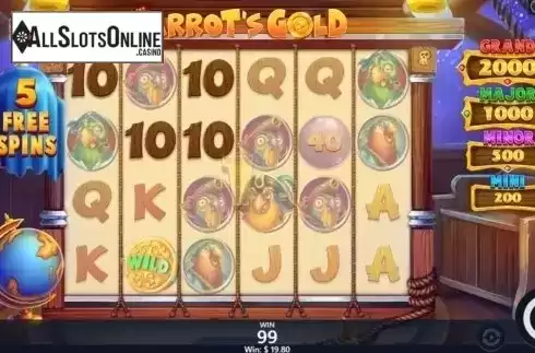Free Spins 3. Parrot's Gold from Pariplay