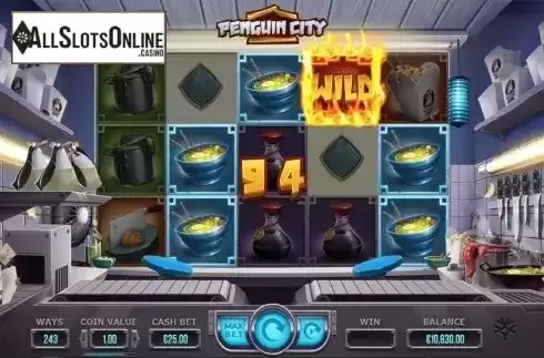 Penguin Escape Mode screen 2. Penguin City from Yggdrasil