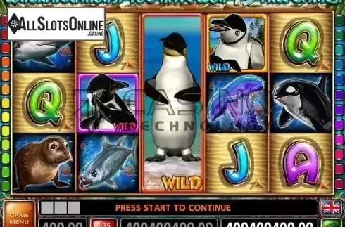 Screen3. Penguin Party (Casino Technology) from Casino Technology