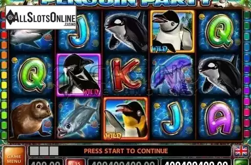 Screen2. Penguin Party (Casino Technology) from Casino Technology