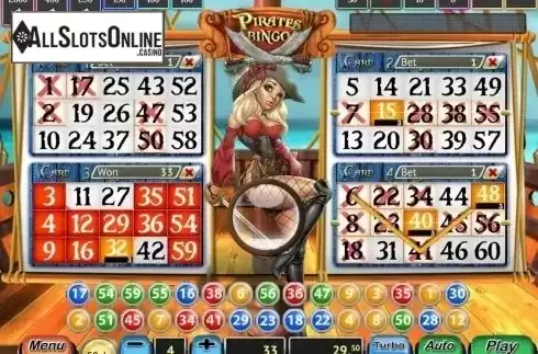 Game Screen 2. Pirates Bingo from MGA