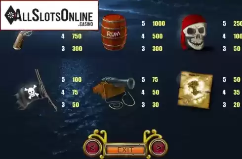 Screen7. Pirates Night from Portomaso Gaming