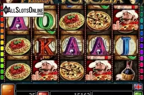 Screen2. Pizza Venezia from Casino Technology