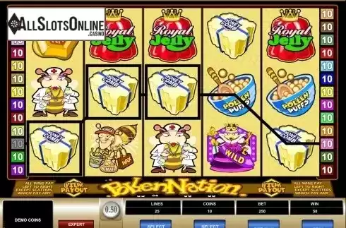 Screen4. Pollen Nation from Microgaming