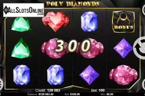 Win Screen. Poly Diamonds from KAJOT