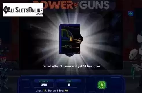 Game workflow 4. Power of Guns from X Line