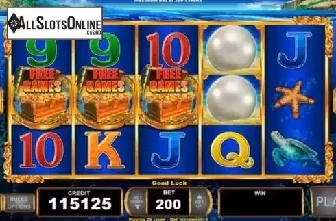Free Spins. Precious Pearl from Wild Streak Gaming