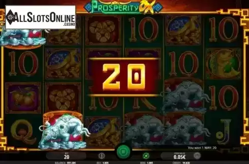 Win Screen 3. Prosperity Ox from iSoftBet