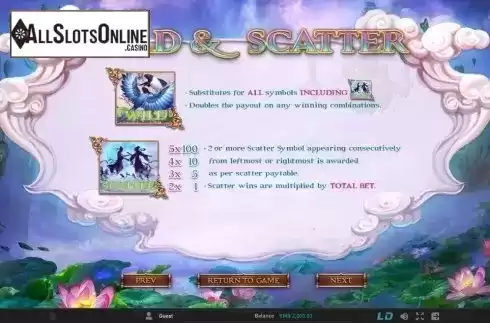 Paytable 3. Qixi Festival from GamePlay