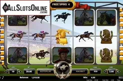 Win Screen. Racing Fever from We Are Casino