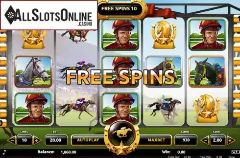 Free Spins Win. Racing Fever from We Are Casino