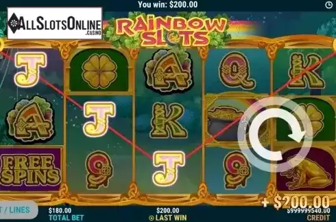 Win Screen 3. Rainbow Slots from Slot Factory
