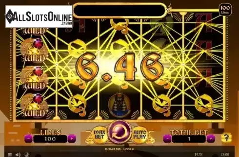 Win Screen 3. Ra's Treasures from Spinomenal