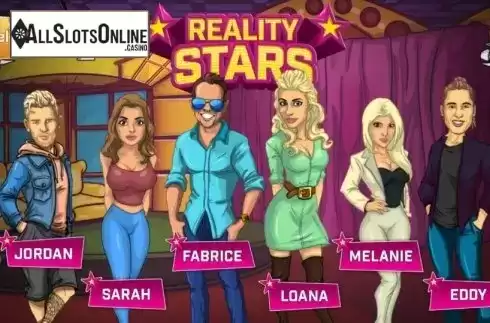 Start Screen. Reality Stars from PlayPearls