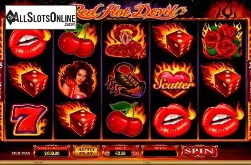 Screen9. Red Hot Devil from Microgaming
