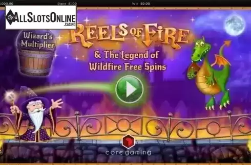 Reels of Fire. Reels of Fire from CORE Gaming