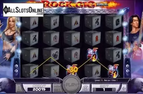 Win screen 2. Rock Gig Dice from Mancala Gaming