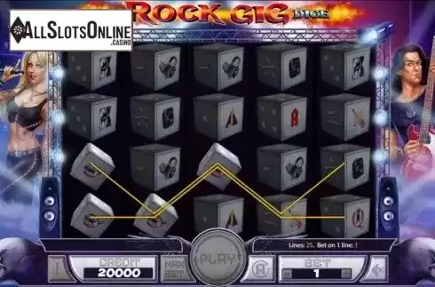 Win screen 3. Rock Gig Dice from Mancala Gaming