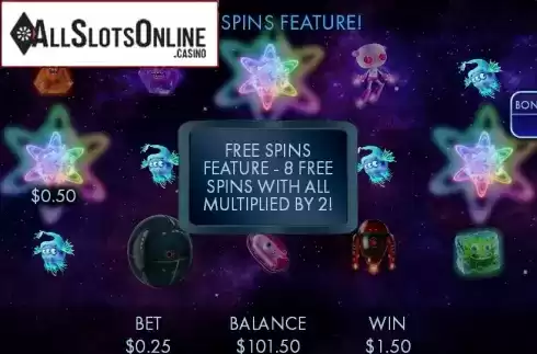 Free spins. Star Crystals from Genesis