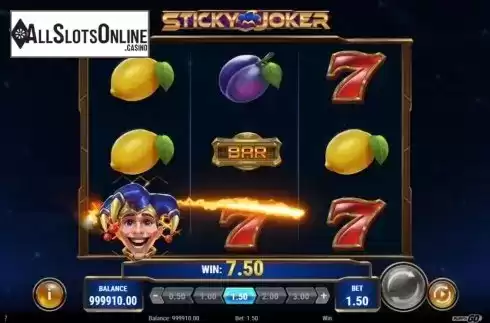 Win Screen 4. Sticky Joker from Play'n Go