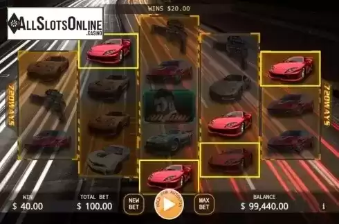 Win Screen 1. Street Racing from KA Gaming