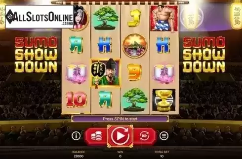 Reels screen. Sumo Showdown from OneTouch