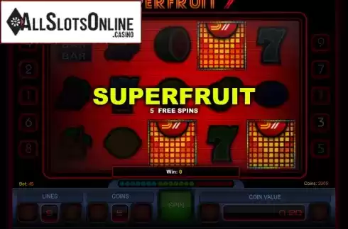Screen6. Super Fruit 7 from 1X2gaming