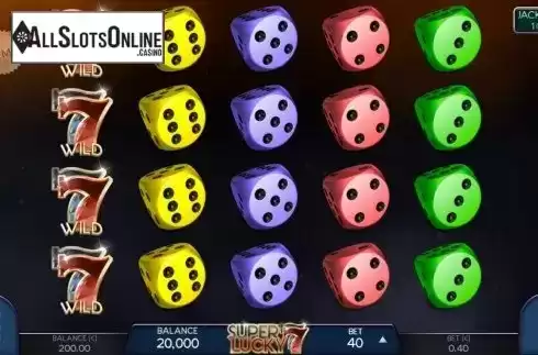 Reel Screen. Super Lucky 7 from Air Dice