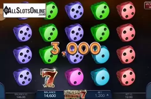 Win Screen 3. Super Lucky 7 from Air Dice