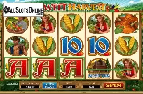 Screen7. Sweet Harvest from Microgaming