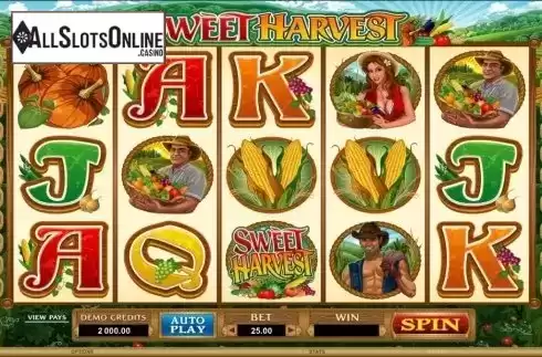 Screen5. Sweet Harvest from Microgaming