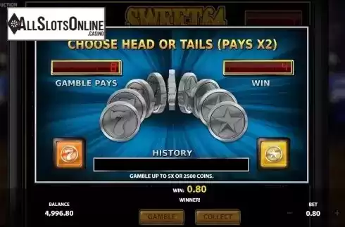Gamble Double Up Risk Game Screen