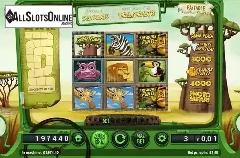 Reels screen. Safari (Magnet) from Magnet Gaming