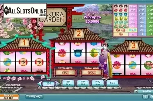 Screen 2. Sakura Garden from NeoGames