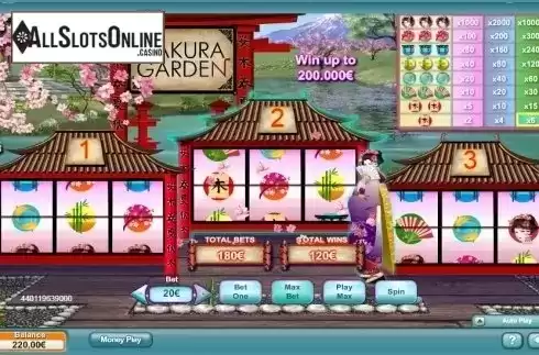 Screen 3. Sakura Garden from NeoGames