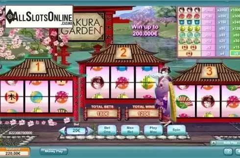 Screen 5. Sakura Garden from NeoGames