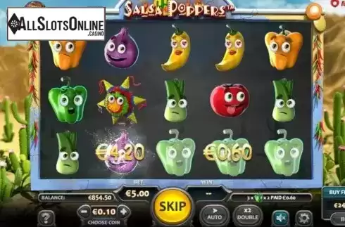 Win Screen 2. Salsa Poppers from Nucleus Gaming