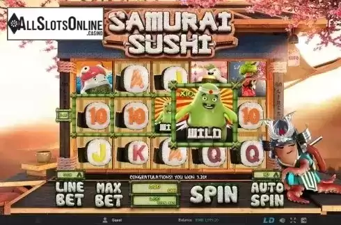 Screen 2. Samurai Sushi from GamePlay