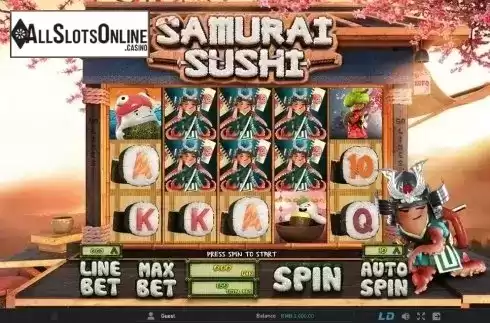 Screen 1. Samurai Sushi from GamePlay