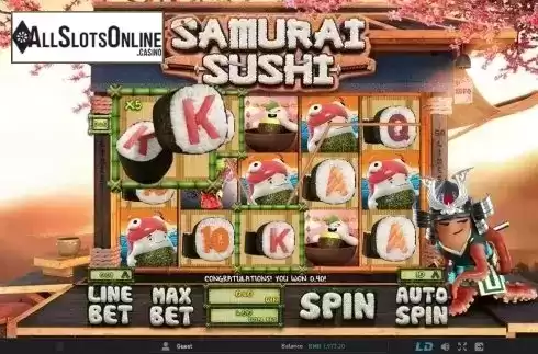 Screen 6. Samurai Sushi from GamePlay