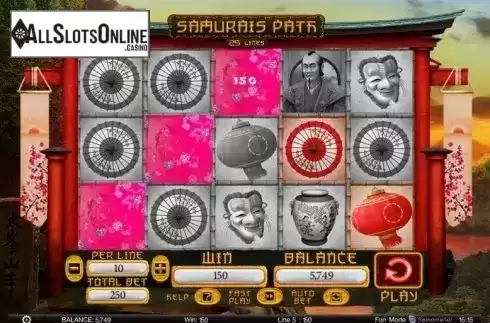 Win screen. Samurais Path from Spinomenal