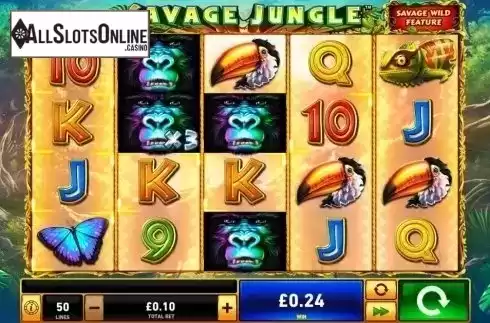 Win Screen 1. Savage Jungle from Playtech