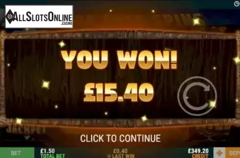 Win Screen 3. Savannah Wins from Intouch Games