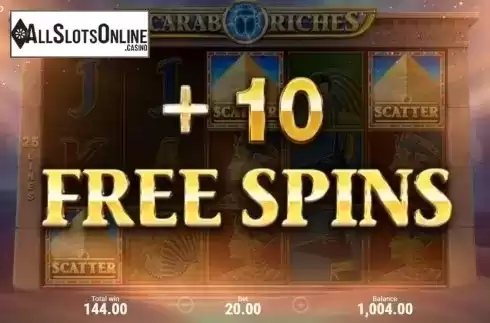 Free Spins 4. Scarab Riches from Booongo